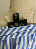 Talbots Blue Stripe Top, 2X