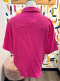 FRNCH Paris Pink Gauze Top, XS
