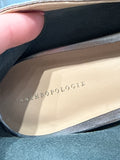 Anthropologie Silver Leather Flats, 8