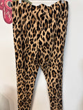 Chico's Animal Print Ankle Pants, L
