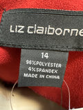 New Liz Claiborne Rust Red Dress, 14