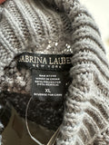 Sabrina Lauren Gray Sweater, XL