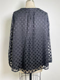 Talbots Black Top, 2X Petite