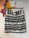 Cabi Black/White Skirt, M