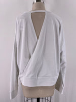 Nike White Back Cutout Sweatshirt, XL