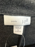 J. Jill Gray Ponte Jacket, 2X