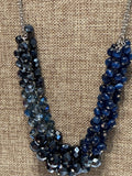 New White House Black Market Silver/Blue Necklace