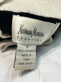 Neiman Marcus Black Zip Front 100% Cashmere Cardigan, S