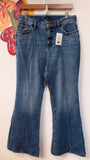 Express 70s Flare High Rise 31" Inseam Jeans, 10