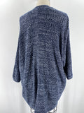 Natural Reflections Blue Cardigan, M