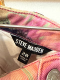 Steve Madden Denim Floral Shorts, 28 (6)