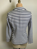Tahari White/Blue Stripe Jacket, M