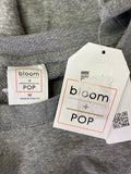 New Bloom & Pop Gray Star Print Sweatshirt, M