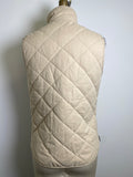 New Mi Ami Ivory Quilted Vest, S