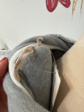 Soft Surroundings Gray Hooded Top, M Petite