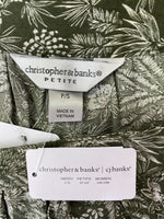 New Christopher & Banks Green Top, S Petite