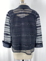 R&M Richards 2pc Black Top + Jacket, 14