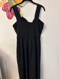 Entro 30" Inseam Black Jumpsuit, M