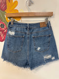 American Eagle Denim Mom Shorts, 0