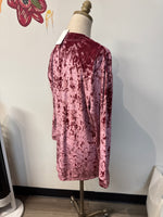 JM Collection Velvet Jacket, L