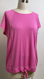 Belle Kim Gravel Pink Top, L