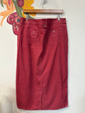 New Christopher & Banks Pink Corduroy Skirt, 16
