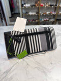 New Vera Bradley Black Stripe Wallet