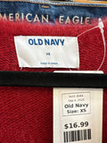 Old Navy Eyelash Cordovan Sweater, XS