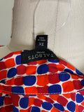 Talbots Red/Blue Top, 3X