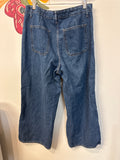 Old Navy Baggy Wide Leg 28.5" Inseam Jeans, 12
