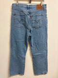 Levi's Button Fly Ribcage Straight Ankle 26" Inseam Jeans, 31 (12)