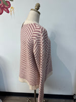Arula Chevron Print Sweater, 1X