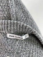 Pink Clover Gray Sweater, S