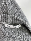 Pink Clover Gray Sweater, S