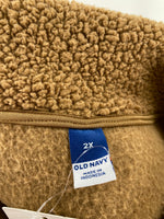 Old Navy Brown Zip Front Pocket Jacket, 2X