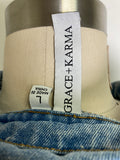 Grace + Karma Denim Jacket, L