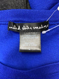 United States Sweaters Blue Asymmetrical Sweater, L