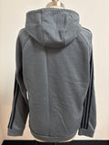 Adidas Gray Hoodie Sweatshirt, M
