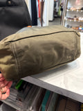 Lauren Ralph Lauren Green Nylon Shoulder Bag, 12"x11"