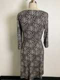 Dana Buchman Animal Print Dress, S