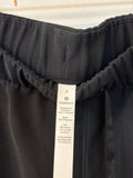 Lululemon Black Drawstring Pocket Athletic Joggers, 6