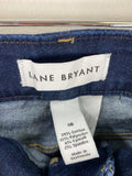 New Lane Bryant High Rise Straight Jeans, 18