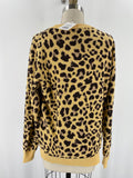 Simply Southern Animal Print Sweater, M