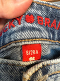 Lucky Brand Barrel Leg Jeans, 6