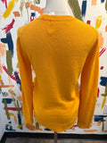Antonio Melani Orange 100% Cashmere Sweater, S