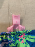 Lilly Pulitzer Off Shoulder 100% Silk Top, L