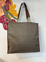 Tommy Hilfiger Brown Shoulder Bag, 12.5"x14"