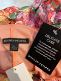 New Boston Proper Floral Top, S