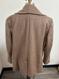 Calvin Klein Brown Wool Blend Jacket, 1X