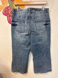NYDJ Wide Leg 22" Inseam Cropped Jeans, 14